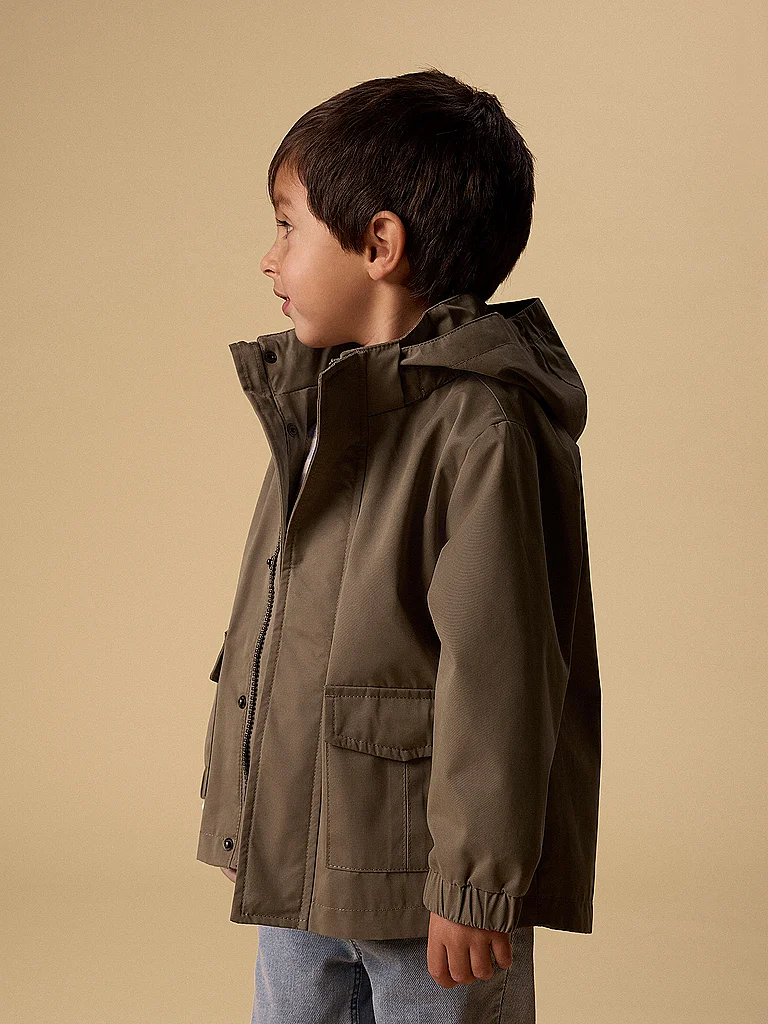 LIL ATELIER Baby Jacke NMMGOLO braun   98 baby 2